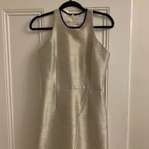 Porter Grey Gold Cocktail Dress